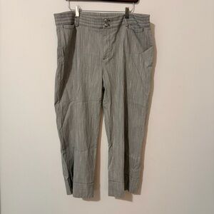 Chico’s Gray Capri Dress Pants Size 3 (Fits 16)